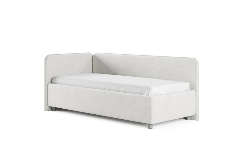 Кровать Сонум Capri L (Микровелюр) 90 х 180 см, Микровелюр, Микровелюр бежевый