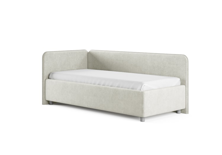 Кровать Сонум Capri L (Микровелюр) 90 х 180 см, Микровелюр, Микровелюр бежевый