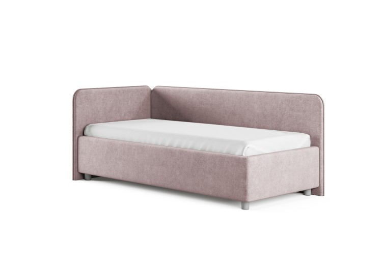 Кровать Сонум Capri L (Микровелюр) 90 х 180 см, Микровелюр, Микровелюр бежевый