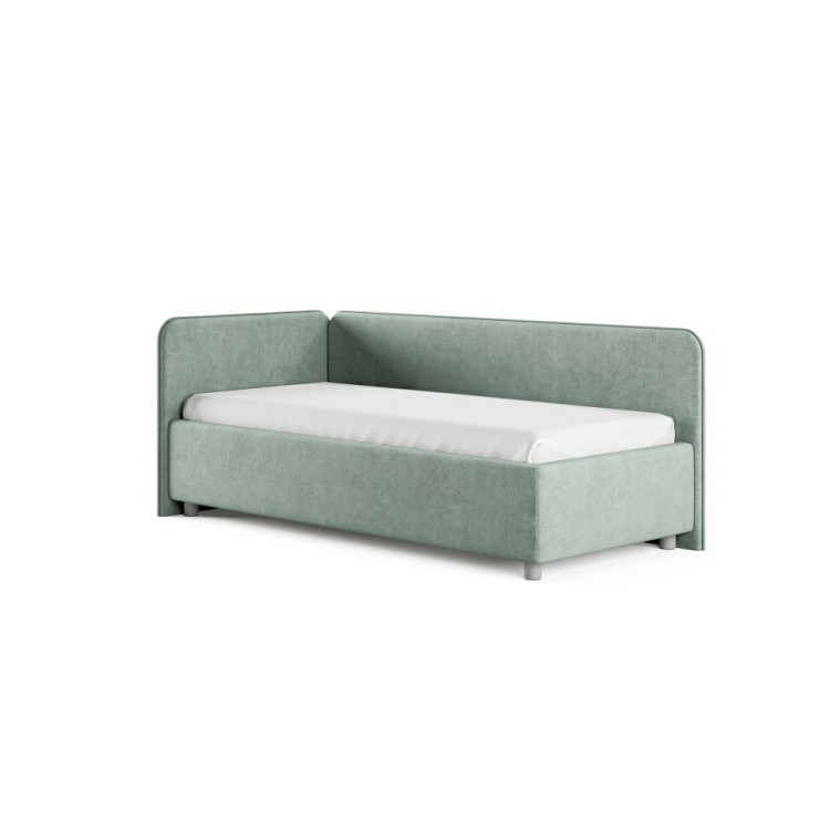 Кровать Сонум Capri L (Микровелюр) 90 х 180 см, Микровелюр, Микровелюр бежевый