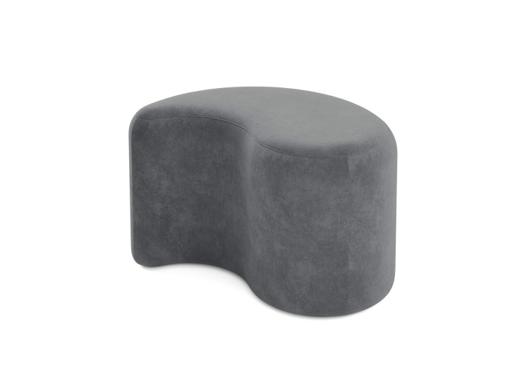 Микровелюр серый