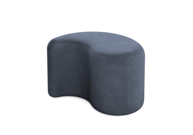 Замша синий