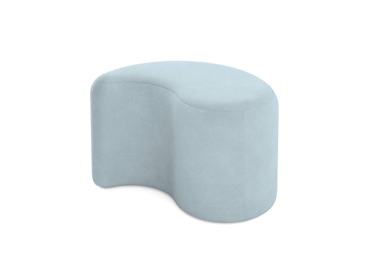 Замша голубой