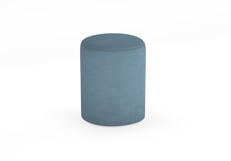 Замша голубой