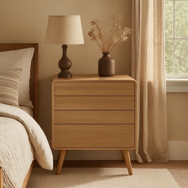 Комод Райтон Ailinn 70 х 50 х 85 см, Мокко (сосна)