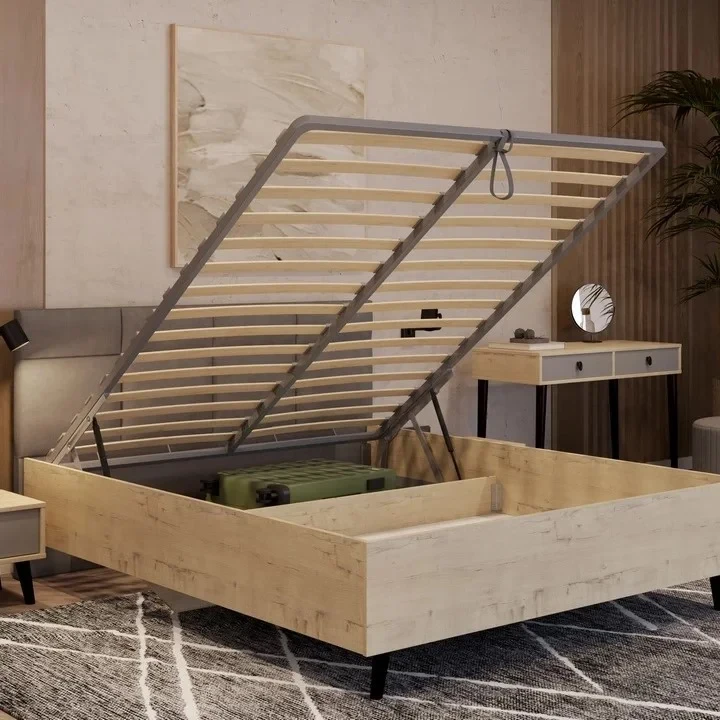 Кровать Орматек Anri с ПМ Levis 85 Серый/Бунратти