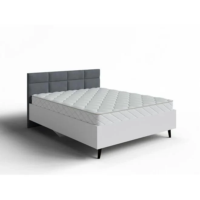 Кровать Орматек Anri с ПМ Тетра Графит/Белый жемчуг