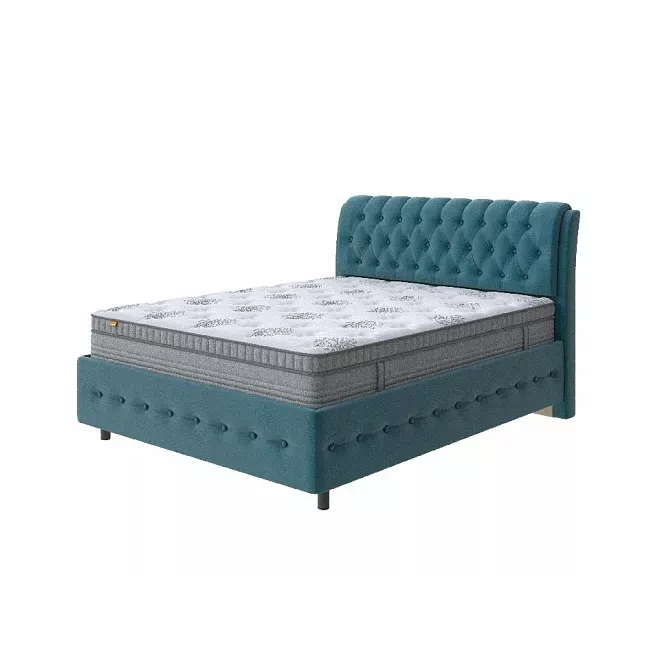 Кровать Орматек ComoVeda 4 Grand (Велюр) Forest 560 Морская волна