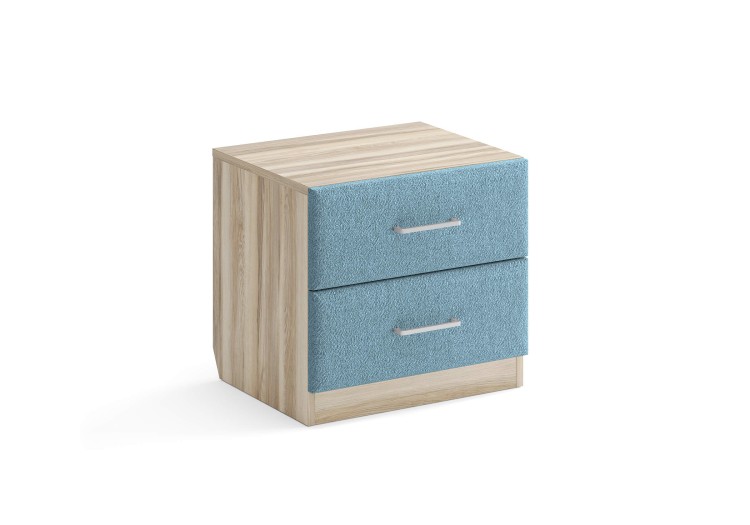 Рогожка голубой