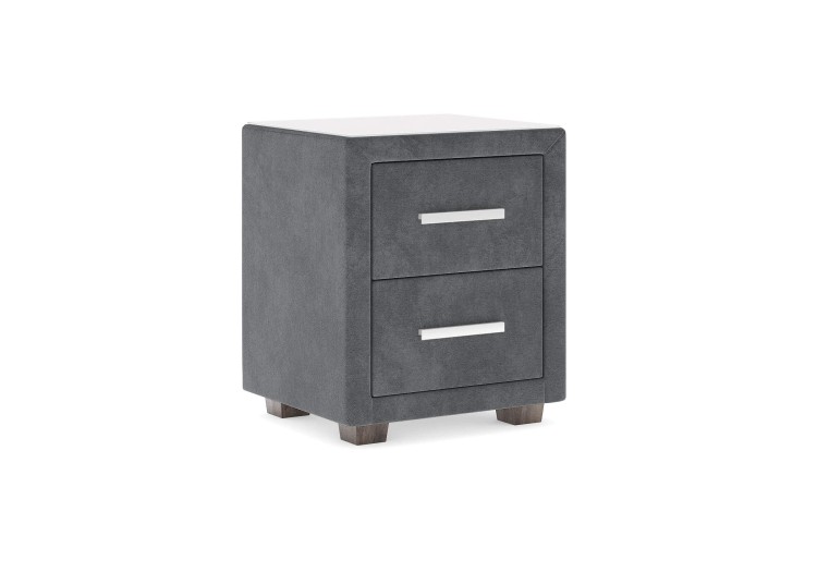 Микровелюр серый