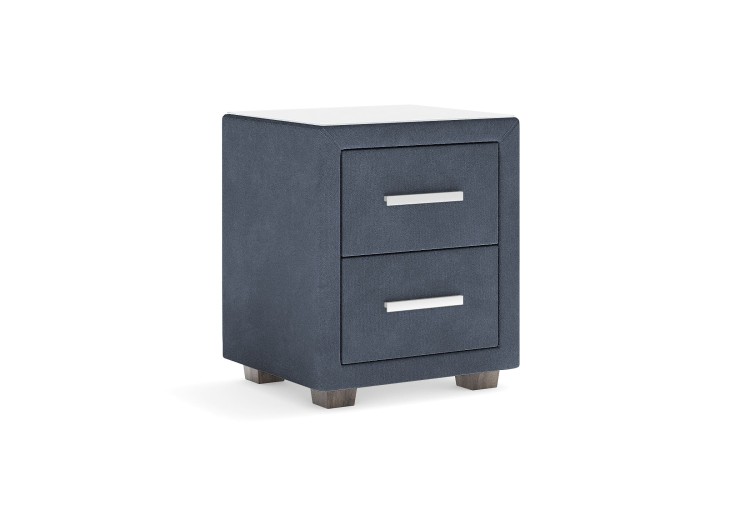 Замша синий