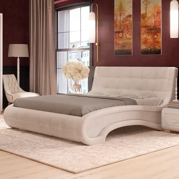 Кровать Орматек Leonardo (Шенилл) 140 х 190 см, Piano 6 Шоколадный мусс