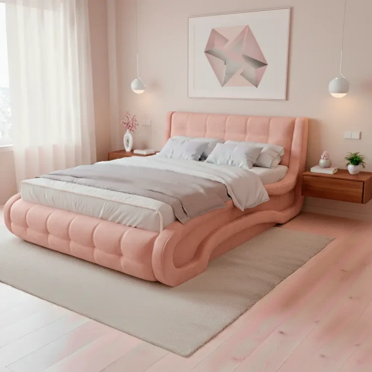 Розовый мусс