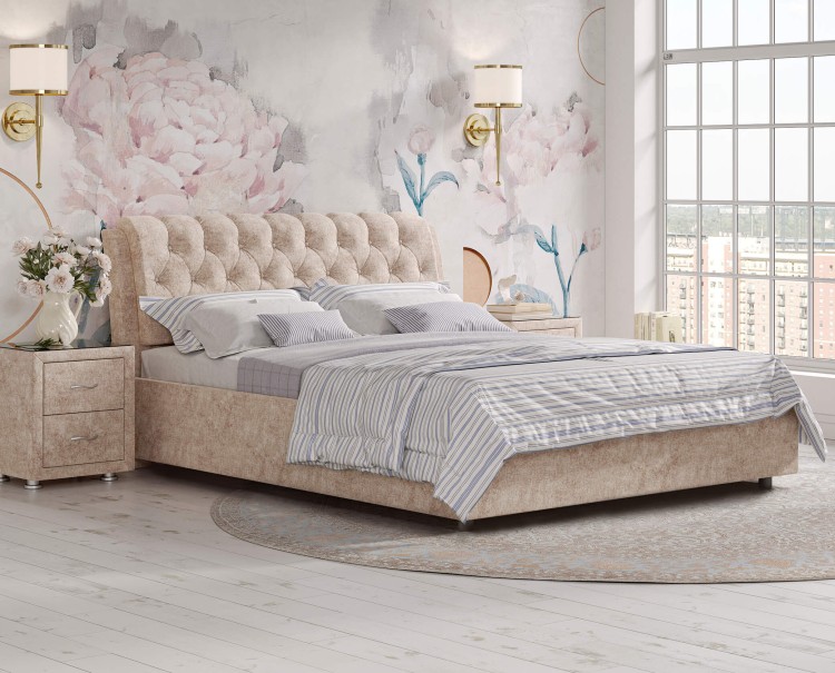 Кровать Сонум Olivia (Микровелюр)