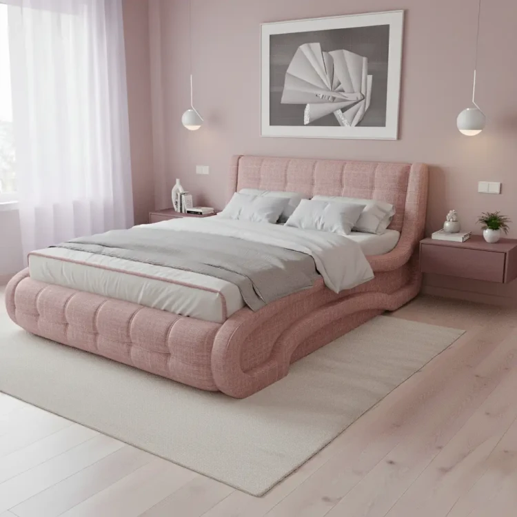 Piano винтажный розовый