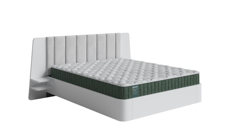 Белая эмаль (береза)/Teddy 022 Стальной