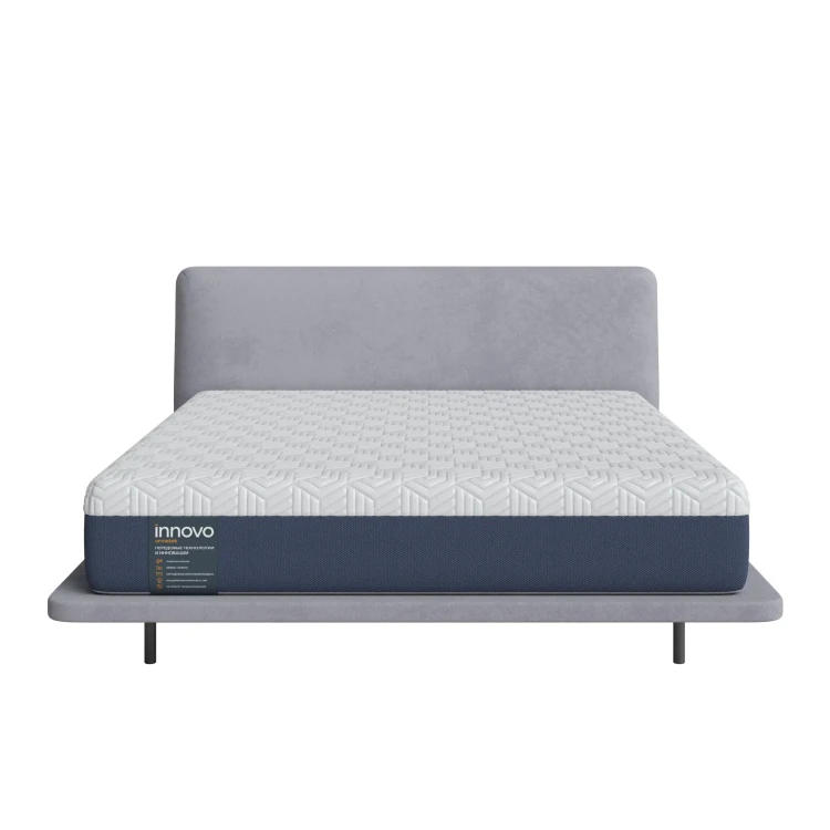 Кровать Орматек Gravity (Флок) 140 х 190 см, Бентлей Дымчатый