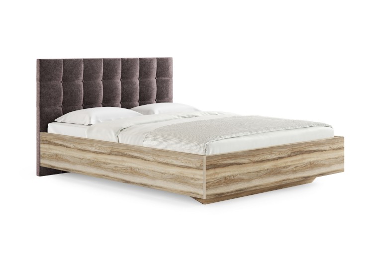 Кровать Сонум Luiza Ясень Ориноко (Микровелюр)