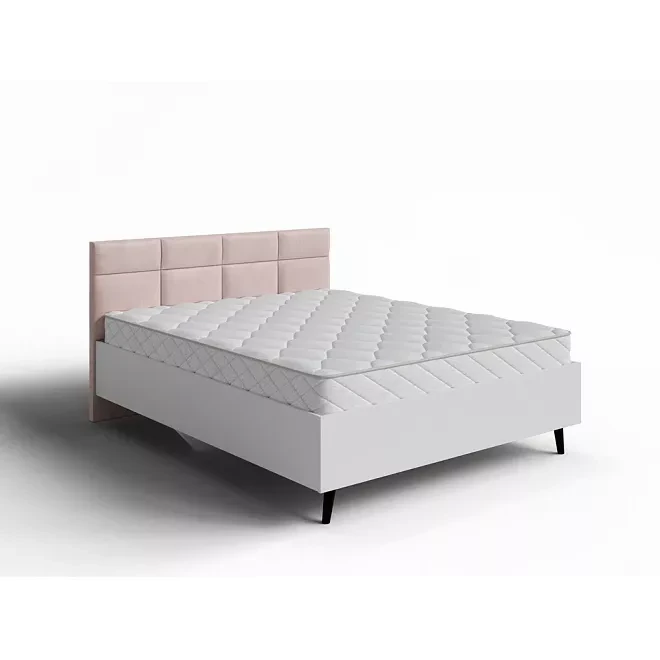 Кровать Орматек Anri с ПМ (Микровелюр) Manhattan Латте/Белый жемчуг