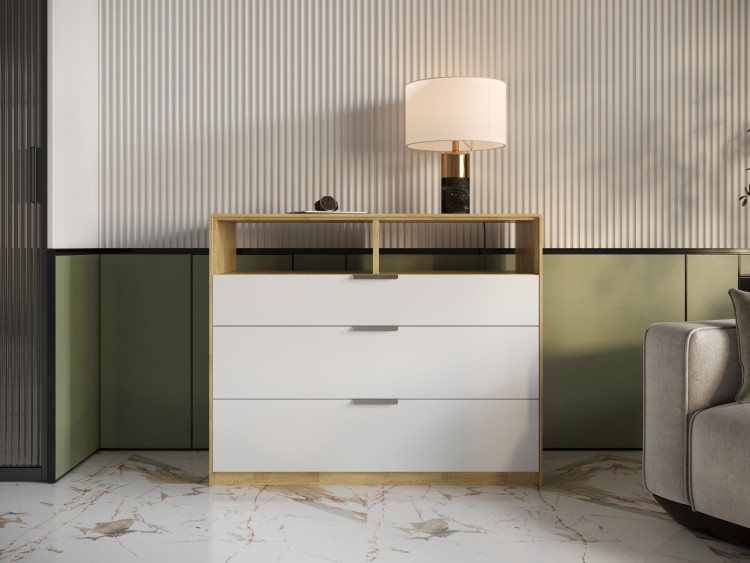 Масло-воск Natura (дуб)/Белая эмаль