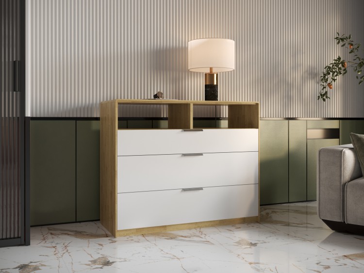 Масло-воск Natura (дуб)/Белая эмаль