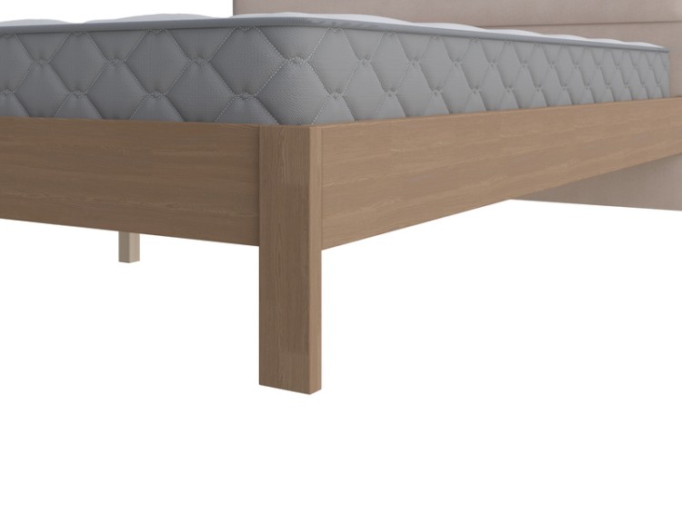 Кровать Орматек Albero Soft (Массив березы, Велюр Casa) 80 х 190 см, Велюр Casa, Антик, Casa Бежевый