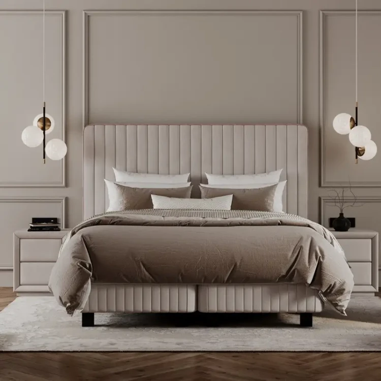 Кровать Verda Bastion (Флок) 180 х 210 см, Dania Графит