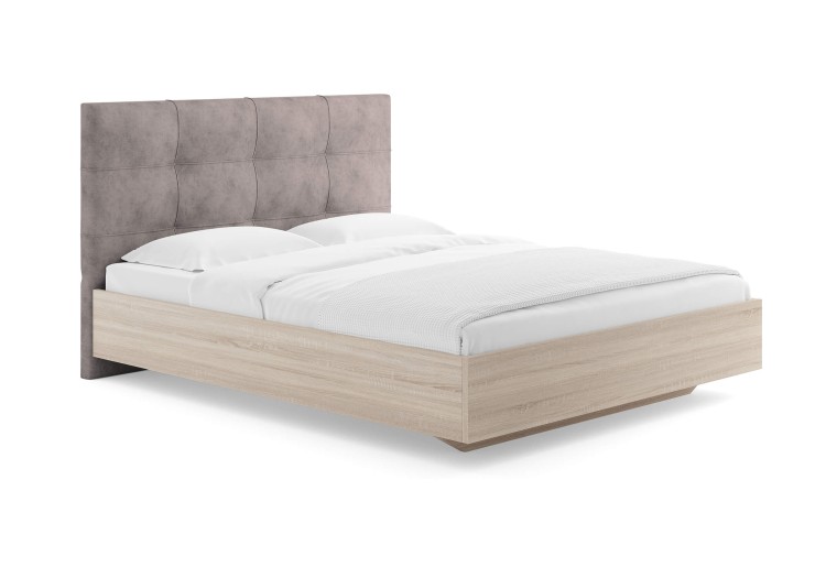 Кровать Сонум Victoria Дуб Сонома (Велюр)