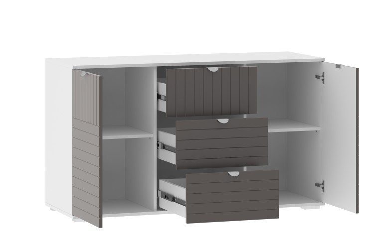 Белый/Графит открытый