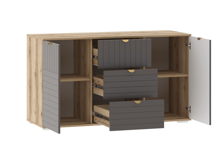 Дуб Делано/Графит открытый