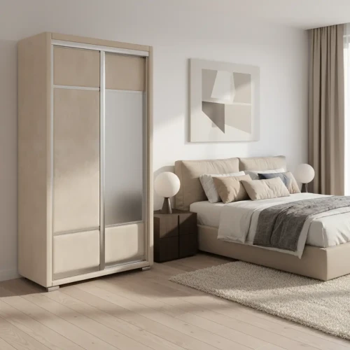 Шкаф Орматек 2х дв Orma Soft 2 (1 зеркало) Искусственная замша