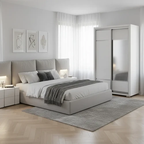 Шкаф Орматек 2х дв Orma Soft 2 (1 зеркало) Экокожа