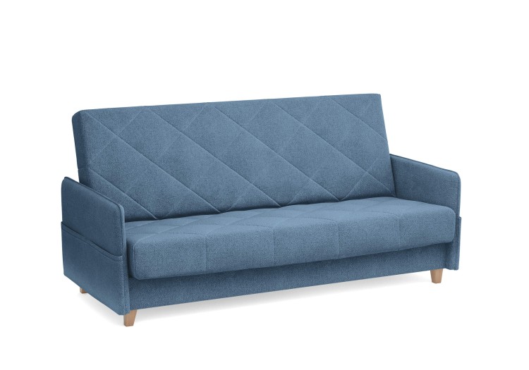 Рогожка деним, ножки бук