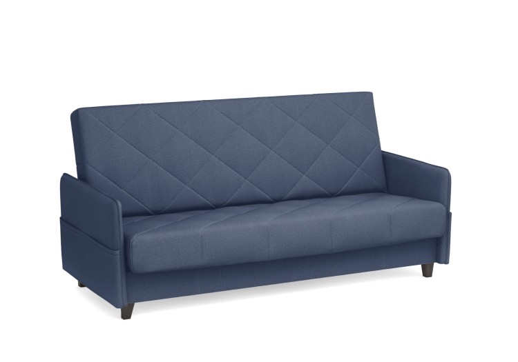 Багама синий, ножки венге