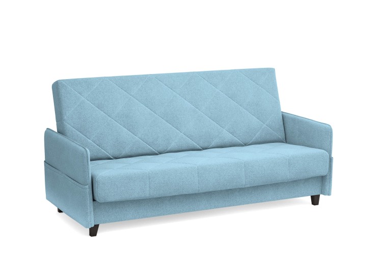 Рогожка голубой, ножки венге