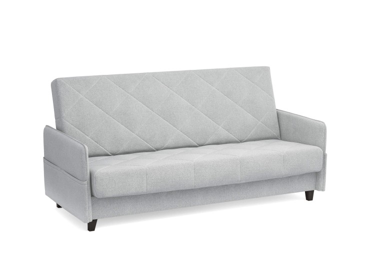 Рогожка пепельный, ножки венге