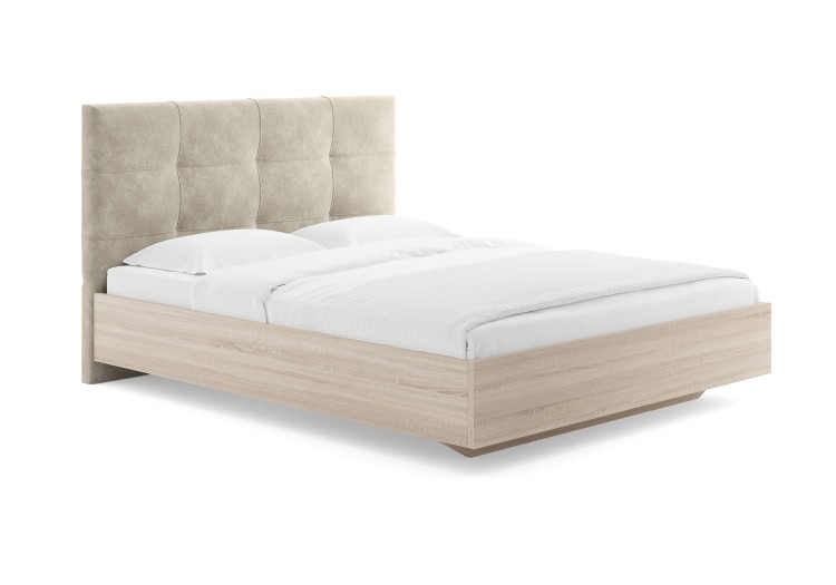 Кровать Сонум Victoria Дуб Сонома (Микровелюр)