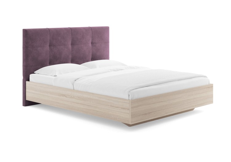 Кровать Сонум Victoria Дуб Сонома (Микровелюр)