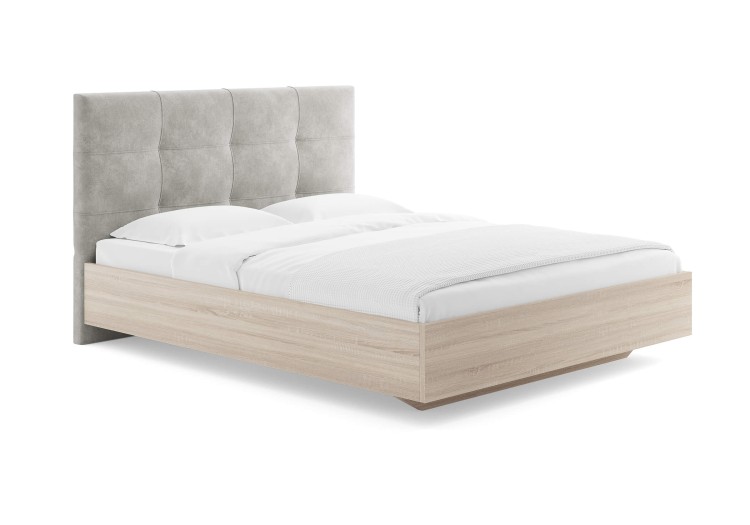 Кровать Сонум Victoria Дуб Сонома (Микровелюр)