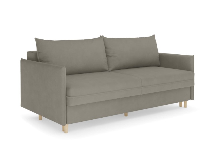 Замша бежевый, ножки бук