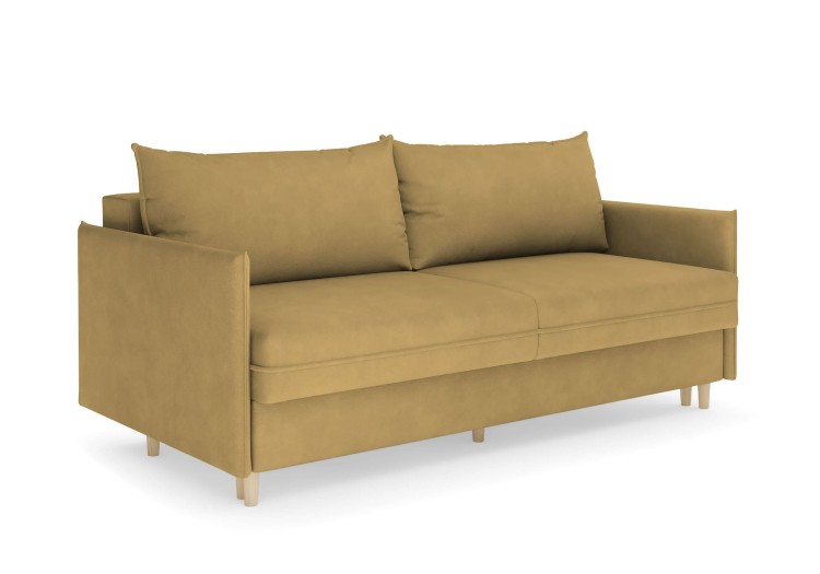 Замша горчичный, ножки бук