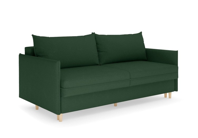 Замша зелёный, ножки бук