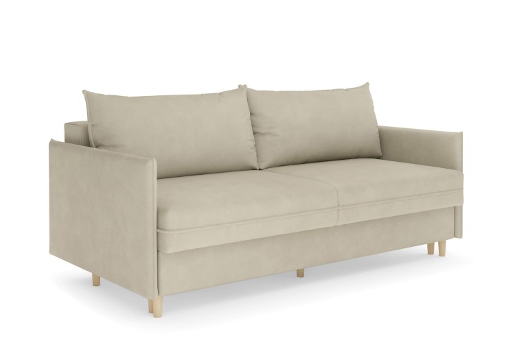 Замша кремовый, ножки бук