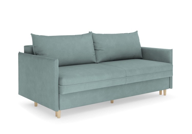 Замша мятный, ножки бук