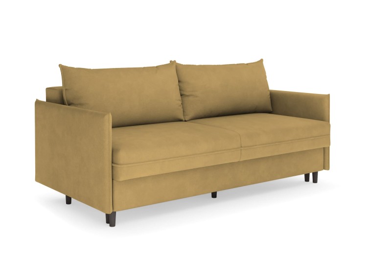 Замша горчичный, ножки венге