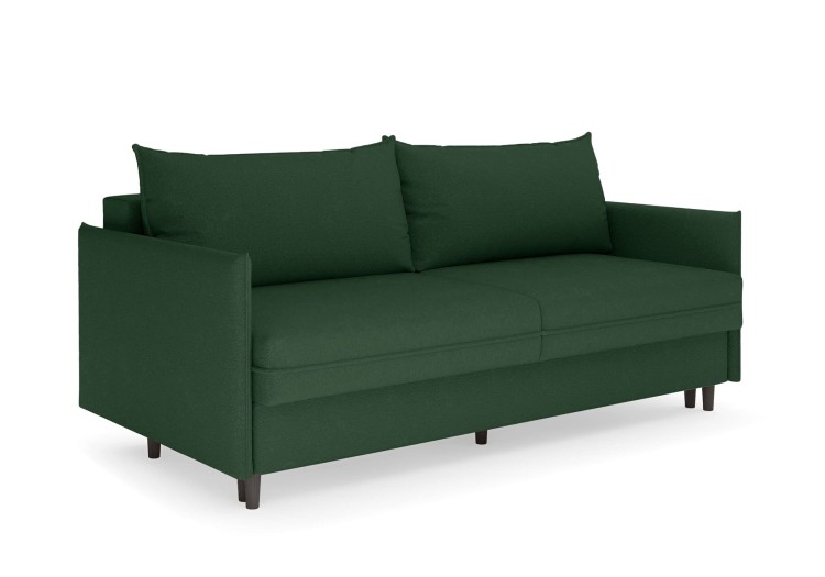 Замша зелёный, ножки венге