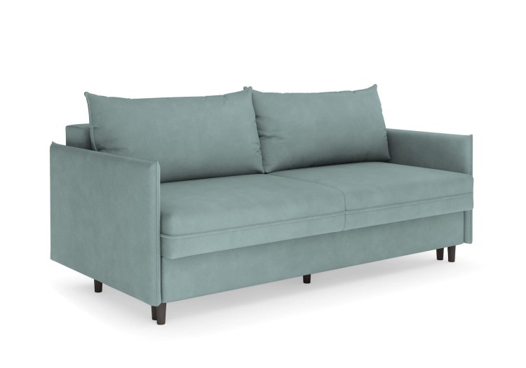 Замша мятный, ножки венге