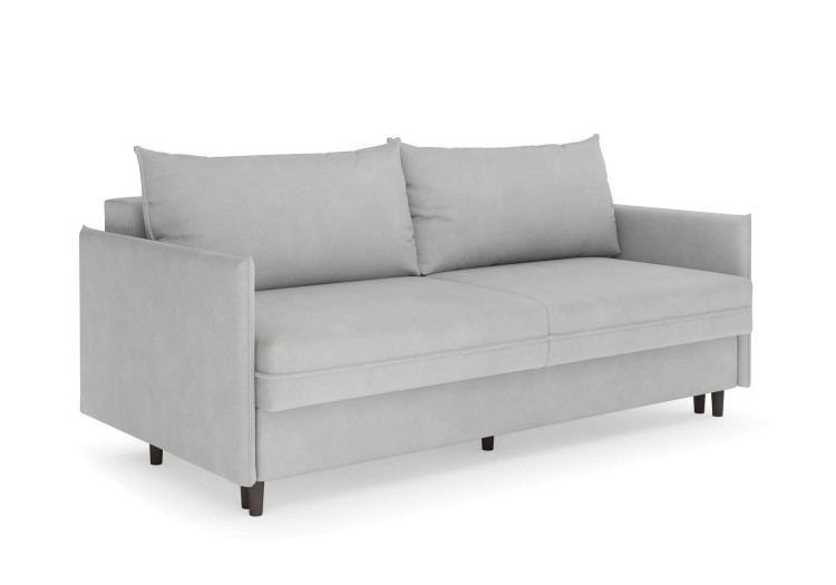 Замша пепельный, ножки венге