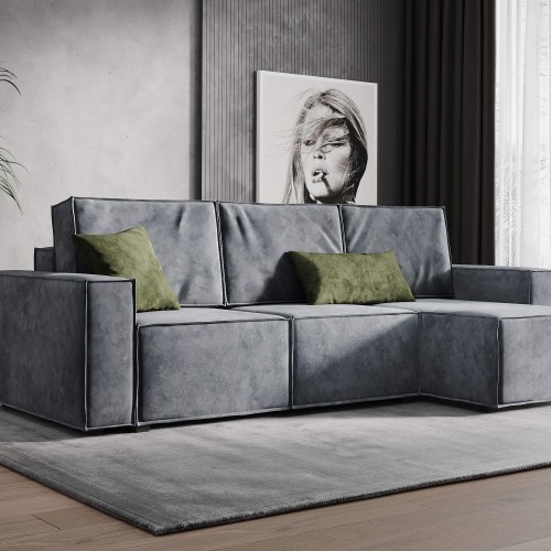 Диван Сонум Loft угловой (Микровелюр)