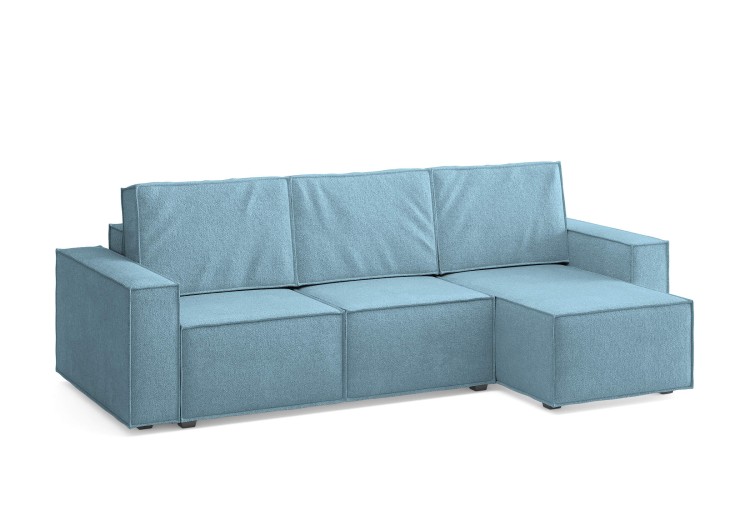 Рогожка голубой